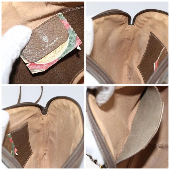 GUCCI GG Supreme Web Sherry Line Bag PVC Beige Gold 904 02 047 Auth 142439 - Picture 15 of 16